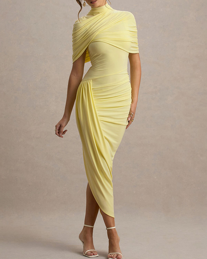 Elegant Pleated Dress