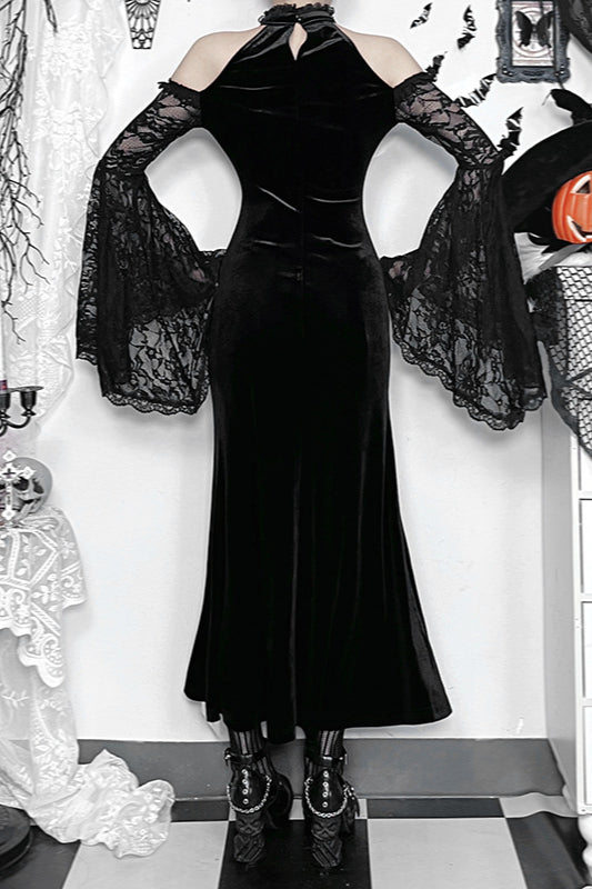 Off Shoulder Witch Gothic Dress