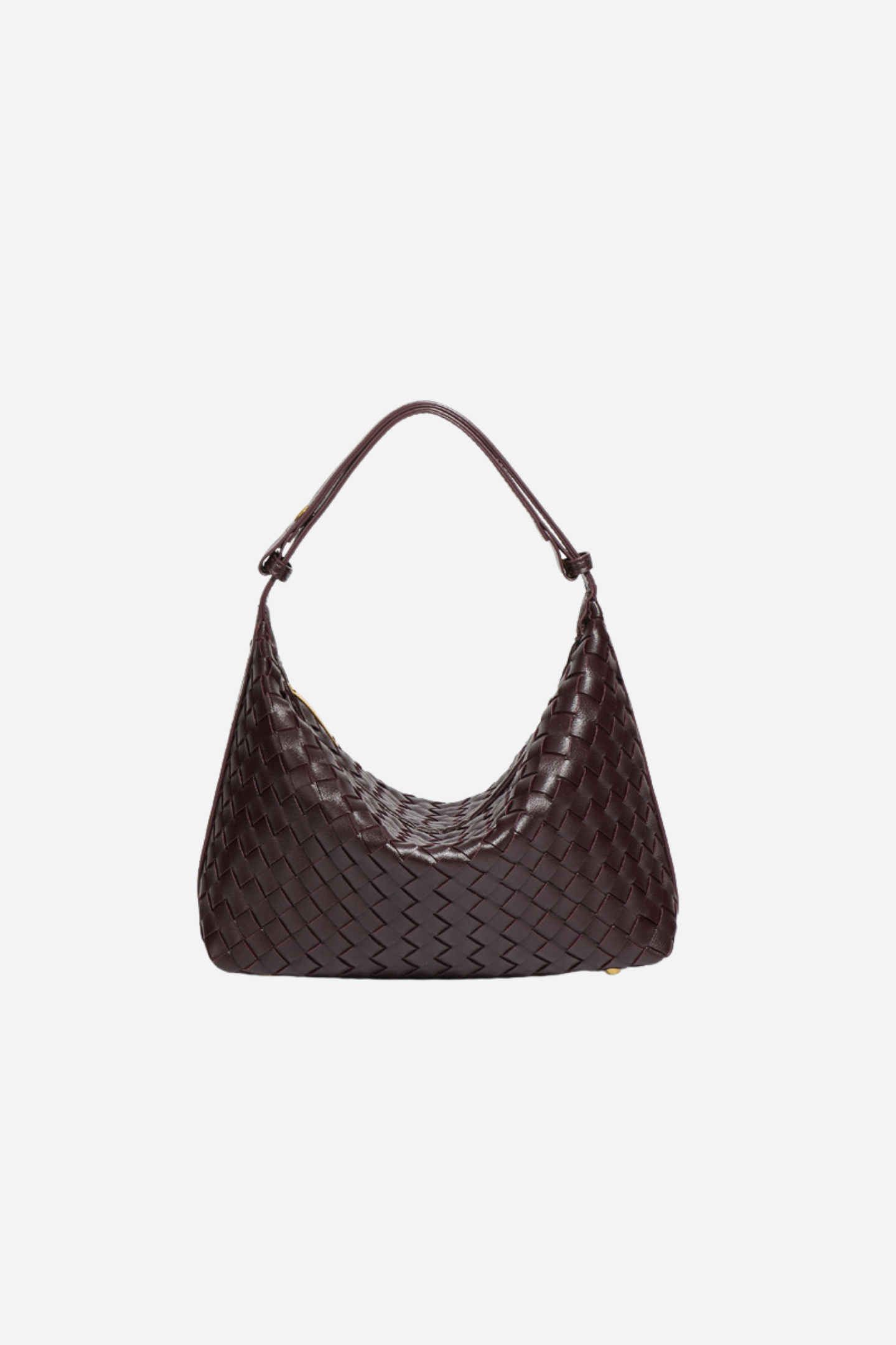 Weaved Leather Hobo Bag
