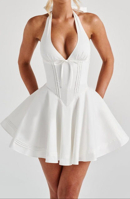 Marta Mini Dress - Ivory