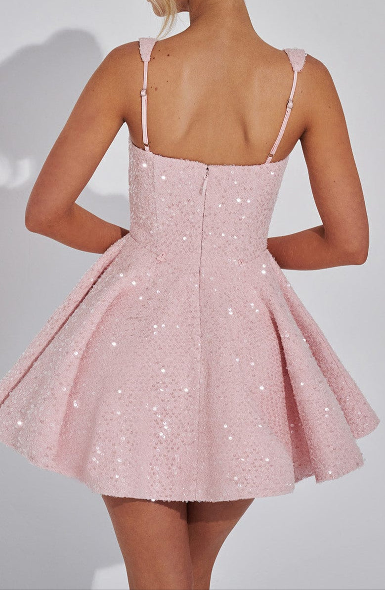 Triana Mini Dress - Blush