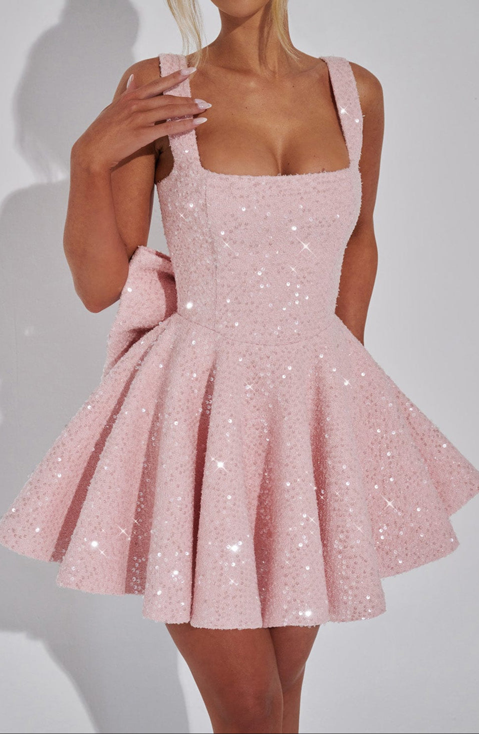 Triana Mini Dress - Blush