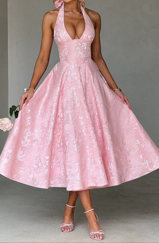 Helena Midi Dress - Blush