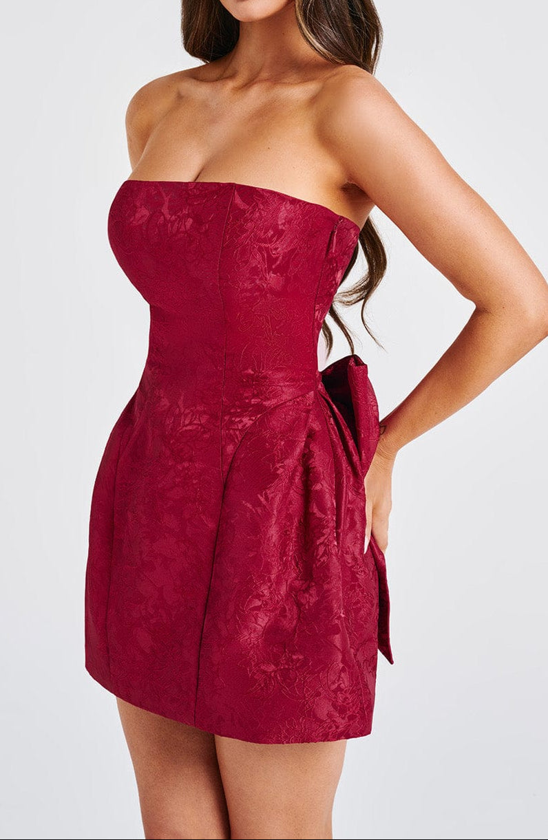 Carmela Mini Dress - Red