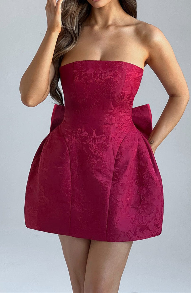 Carmela Mini Dress - Red