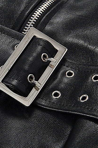 Belted Off Shoulder Mini Dress