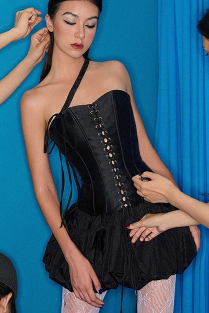 One Shoulder Peplum Bodycon Mini Dress