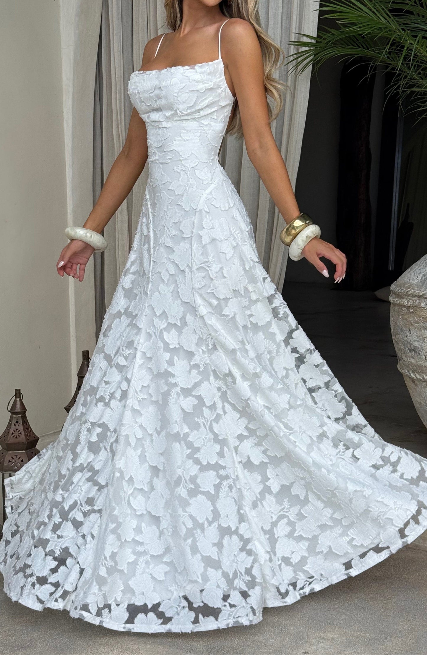 Ariana Maxi Dress - Ivory