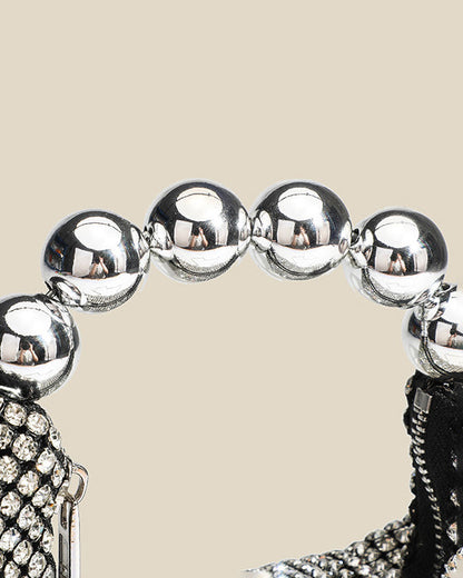 Beaded Rhinestone Evening Bag