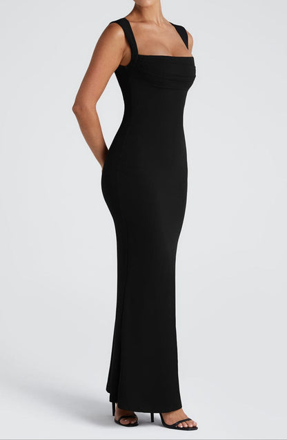 Clarina Maxi Dress - Black