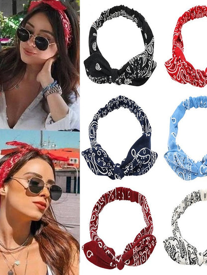 1PC Headbands Hair Band For Formal Outdoor Street Daily Classic Fabric Black White Dark Red for Women