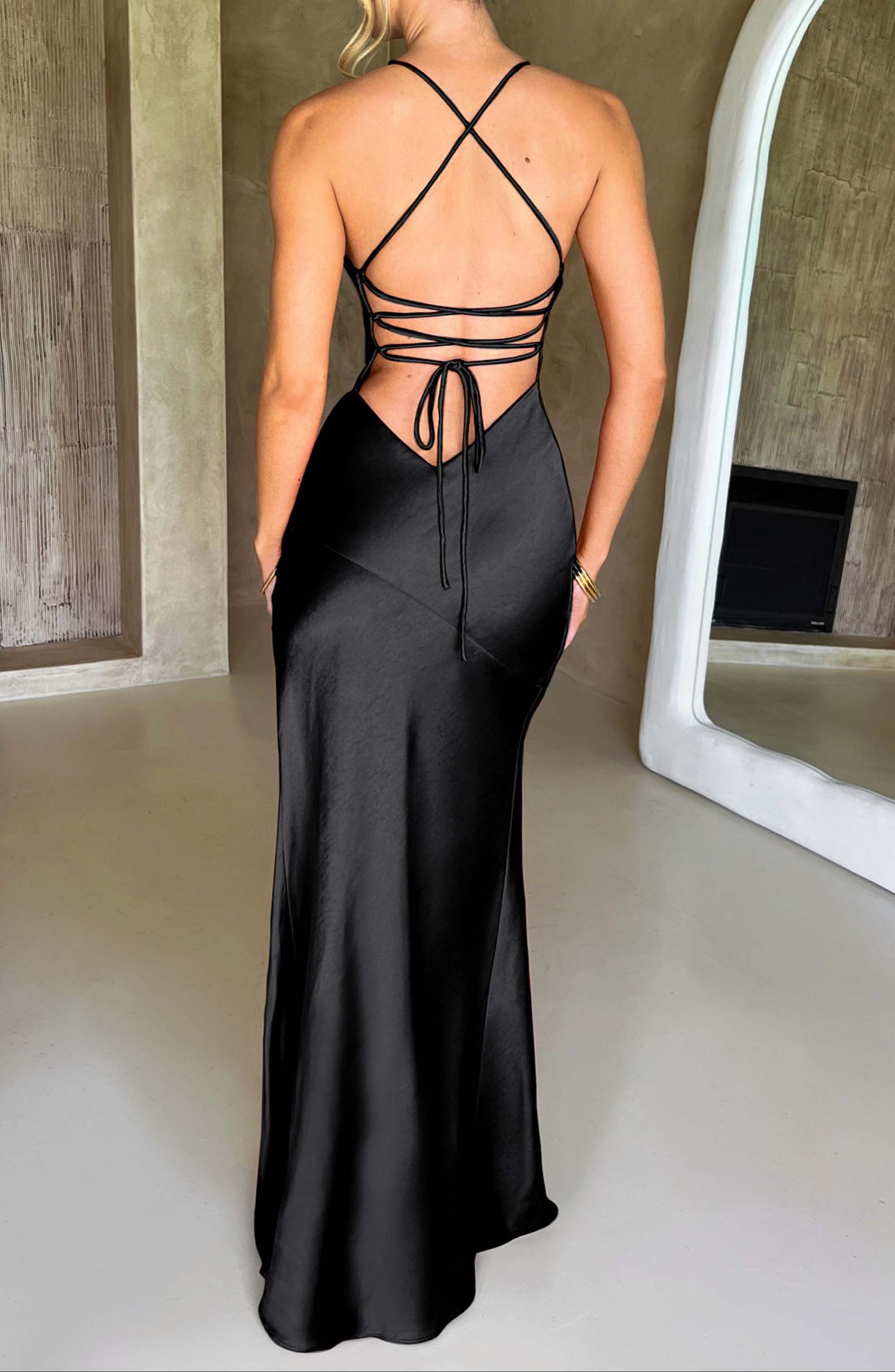 Isabella Maxi Dress - Black