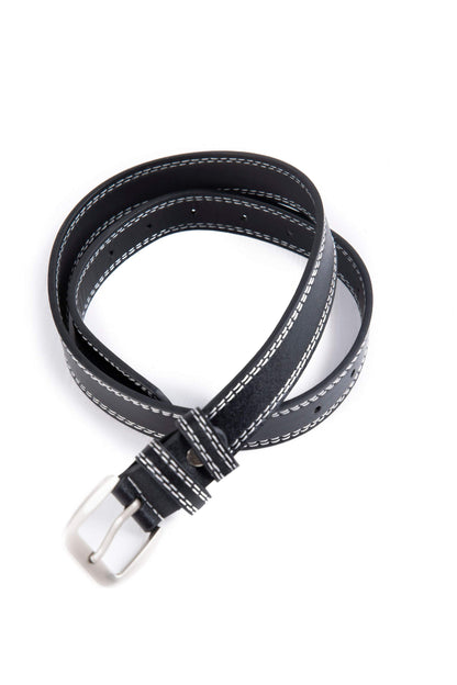 Cinturón con hebilla cuadrada 