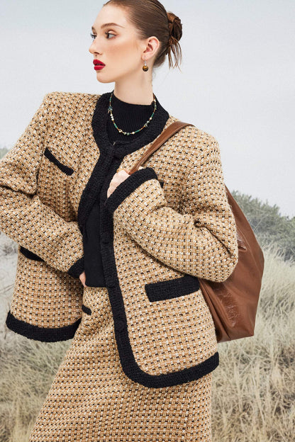 Solid Faux Leather Large Capacity Tote Shopper Bag Brown