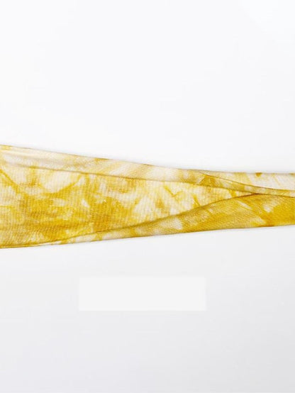 1PC Girls' Headbands Headband For Outdoor Fabric Tie dye green Tie Dye Purple Tie Dye Yellow for Women