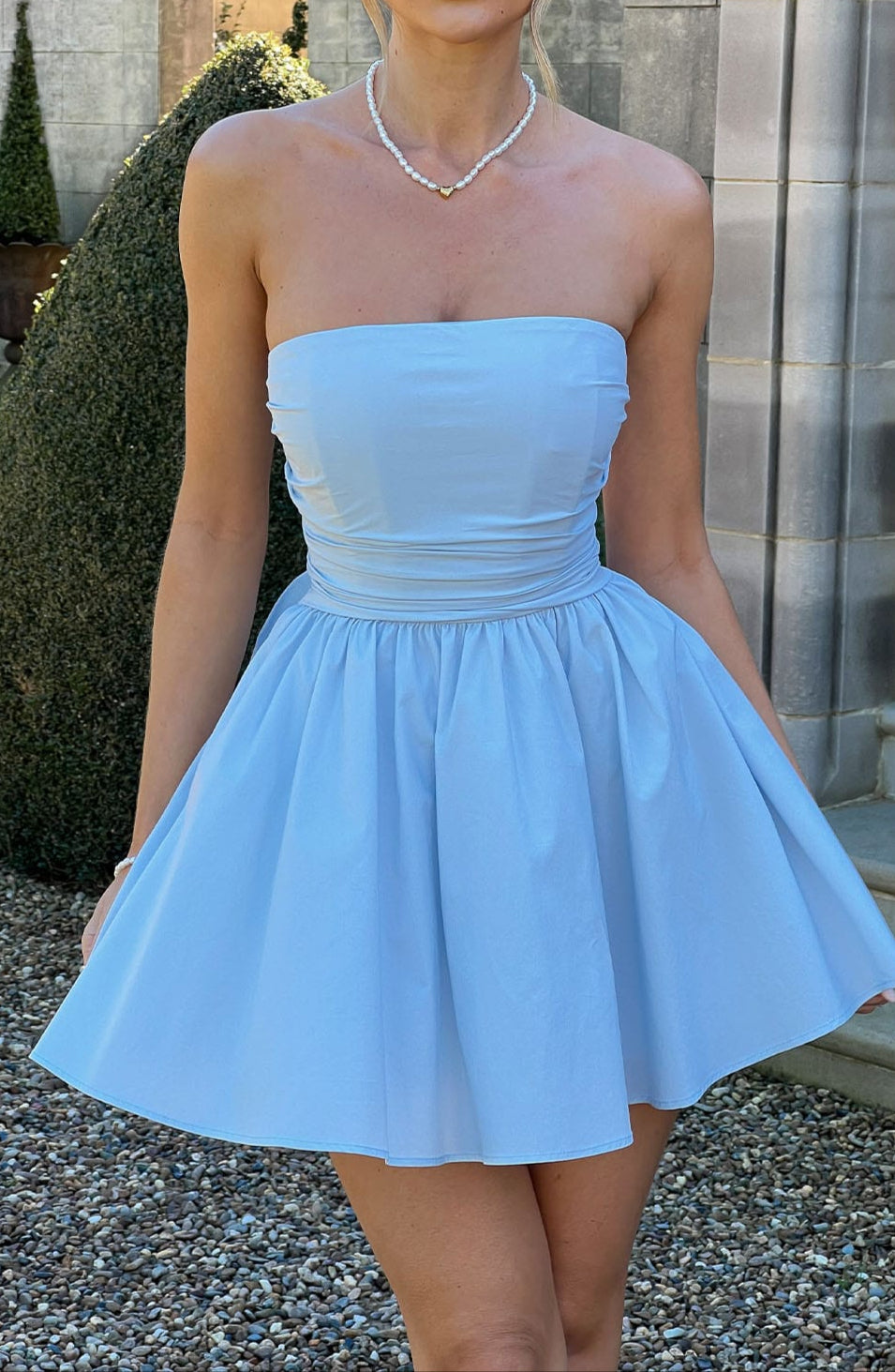 Primavera Mini Dress - Blue