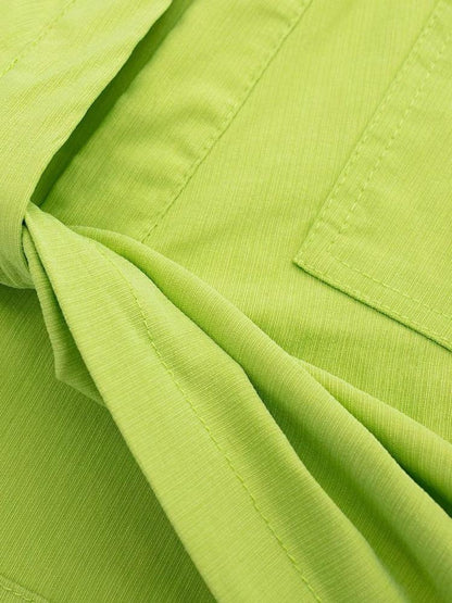 Blusa de lino corta retorcida Kay 