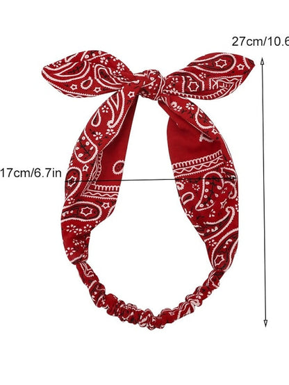 1PC Headbands Hair Band For Formal Outdoor Street Daily Classic Fabric Black White Dark Red for Women