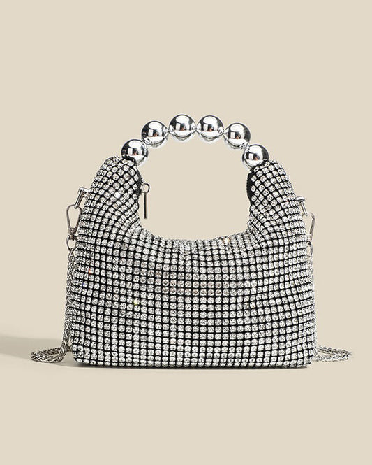 Beaded Rhinestone Evening Bag