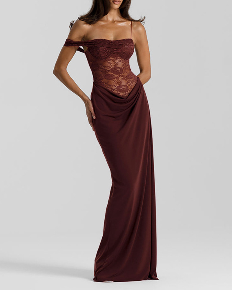 Lace Slim-Fitting Dress