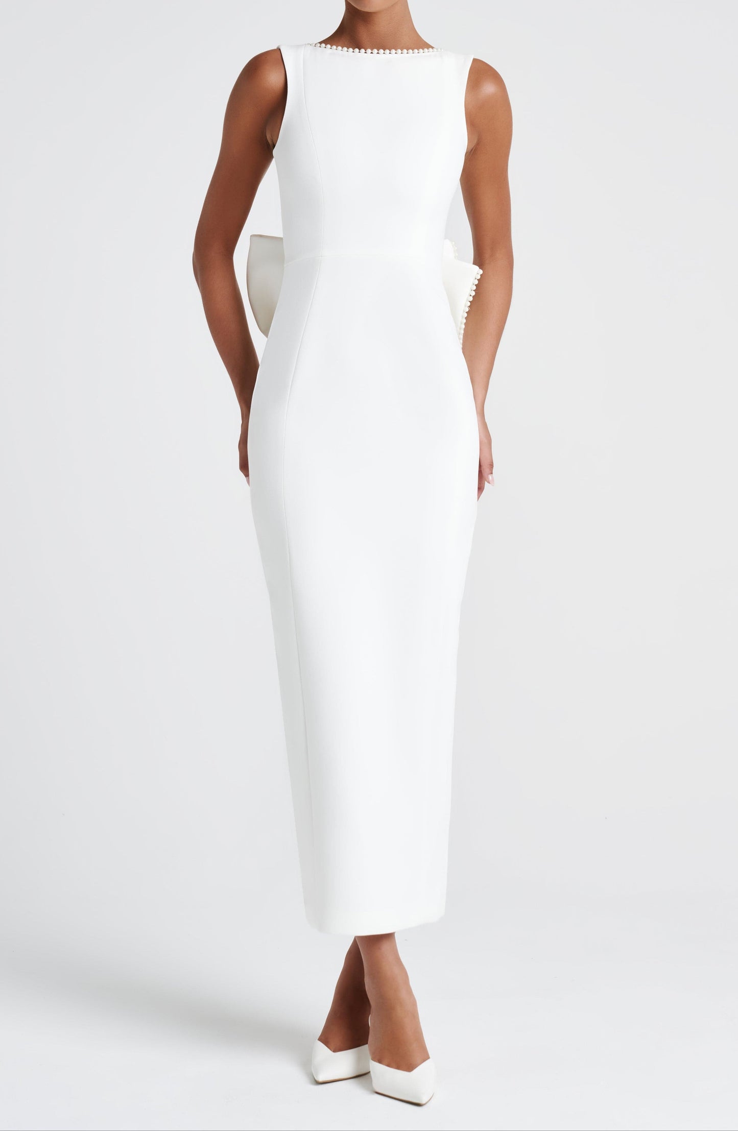 Abril Midaxi Dress - Ivory