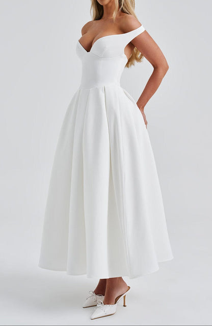 Galilea Midi Dress - Ivory