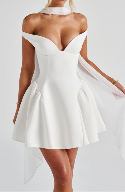 Claudia Mini Dress - Ivory