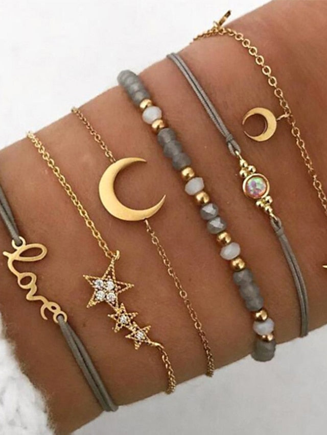 1 Set Wrap Bracelets Men Women Hemp Cords Wood Beads Ethnic Tribal Bracelets Leather Wristbands for Women