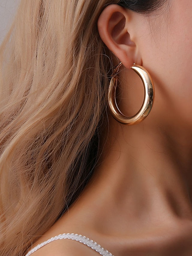 1 Pair Earrings For Office Daily Alloy Geometrical for Women