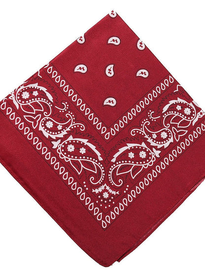 1pc Headbands Bandana Hair Scarf For Street Gift Holiday Head Handmade Fabric Black Blue Dark Red for Women