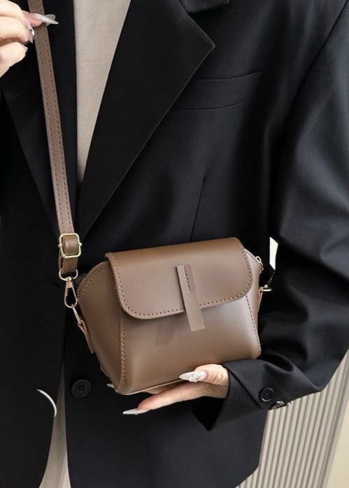 Harper Mini Crossbody – Sleek Faux Leather Shoulder Bag