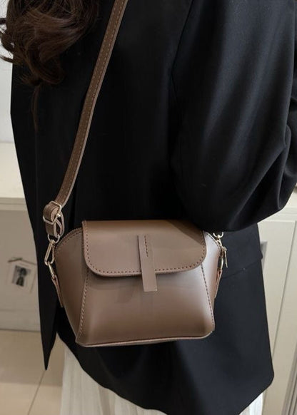 Harper Mini Crossbody – Sleek Faux Leather Shoulder Bag