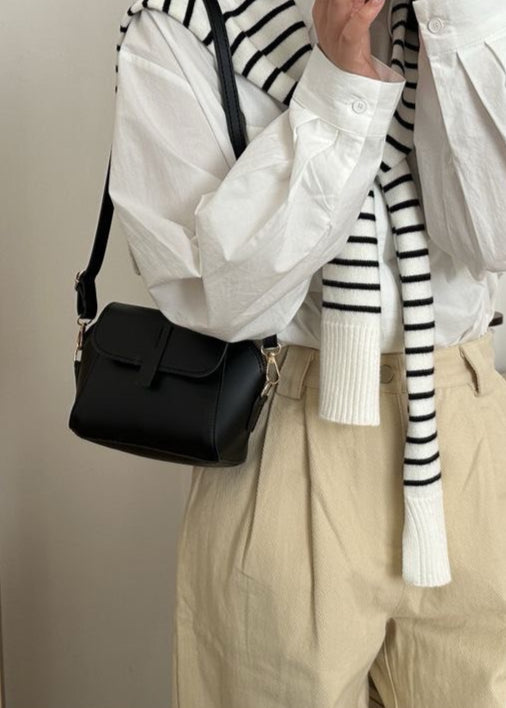 Harper Mini Crossbody – Sleek Faux Leather Shoulder Bag