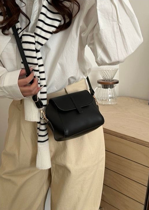 Harper Mini Crossbody – Sleek Faux Leather Shoulder Bag