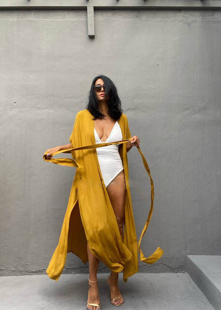 Breeze Drape Cotton Cover-Up