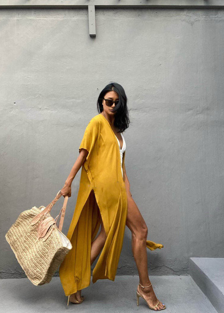 Breeze Drape Cotton Cover-Up