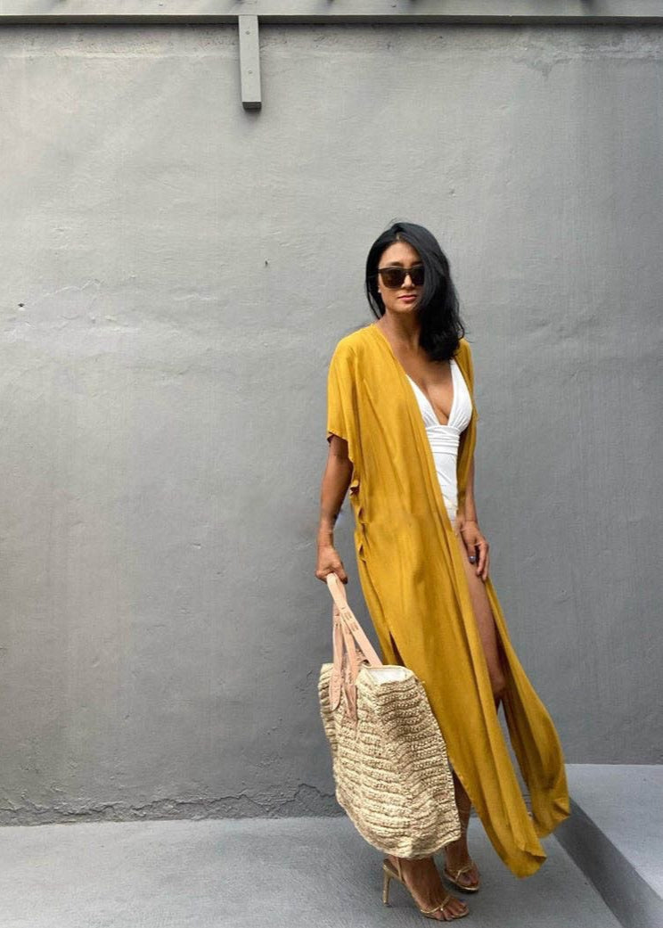 Breeze Drape Cotton Cover-Up