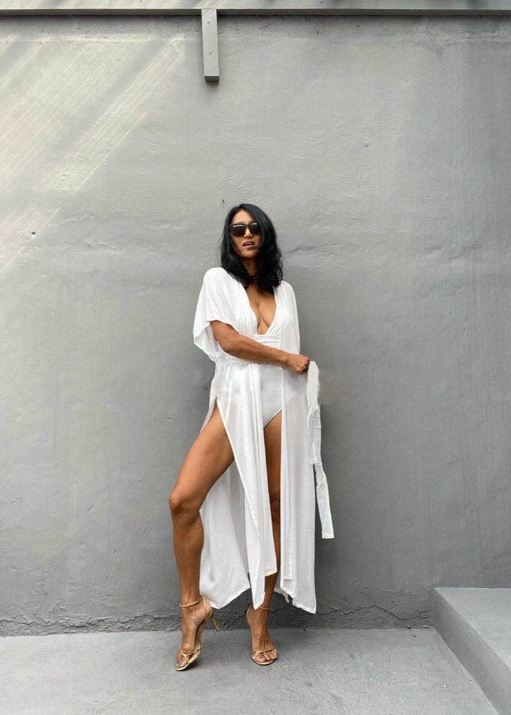 Breeze Drape Cotton Cover-Up
