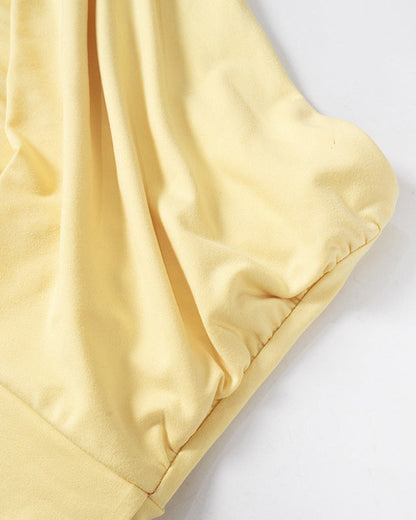 Sleeveless One Shoulder Crop Top