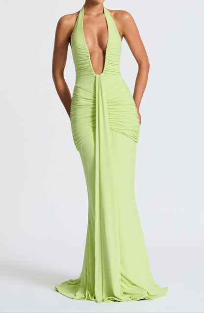 Edda Maxi Dress - Lime