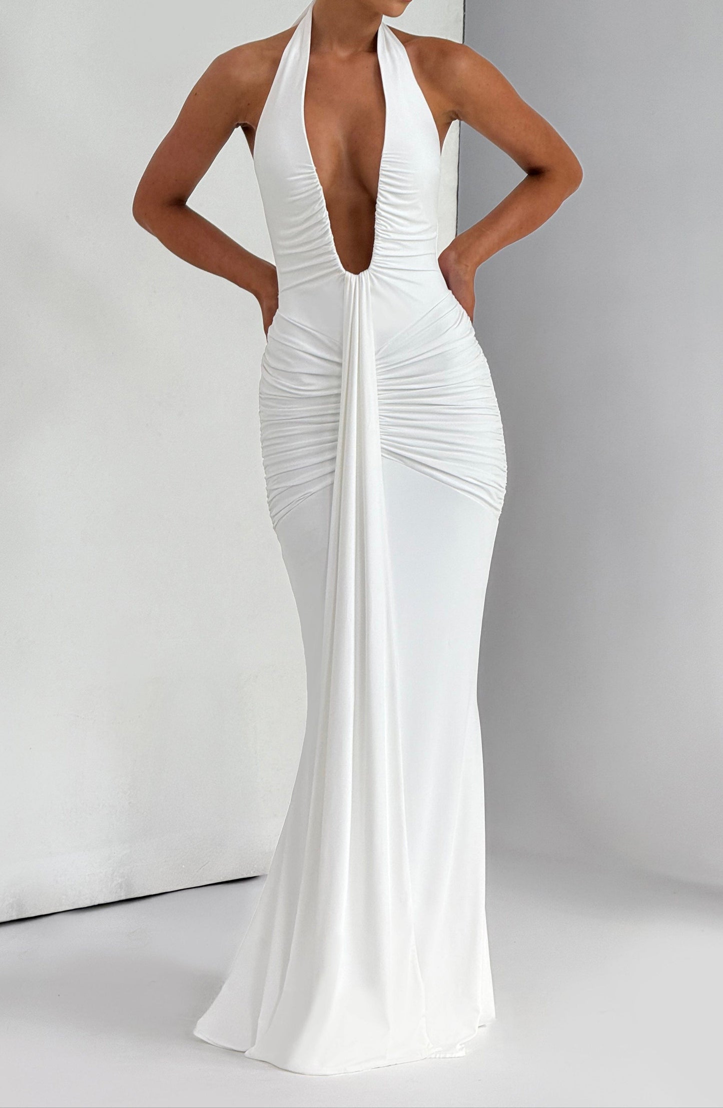 Abriana Maxi Dress - White