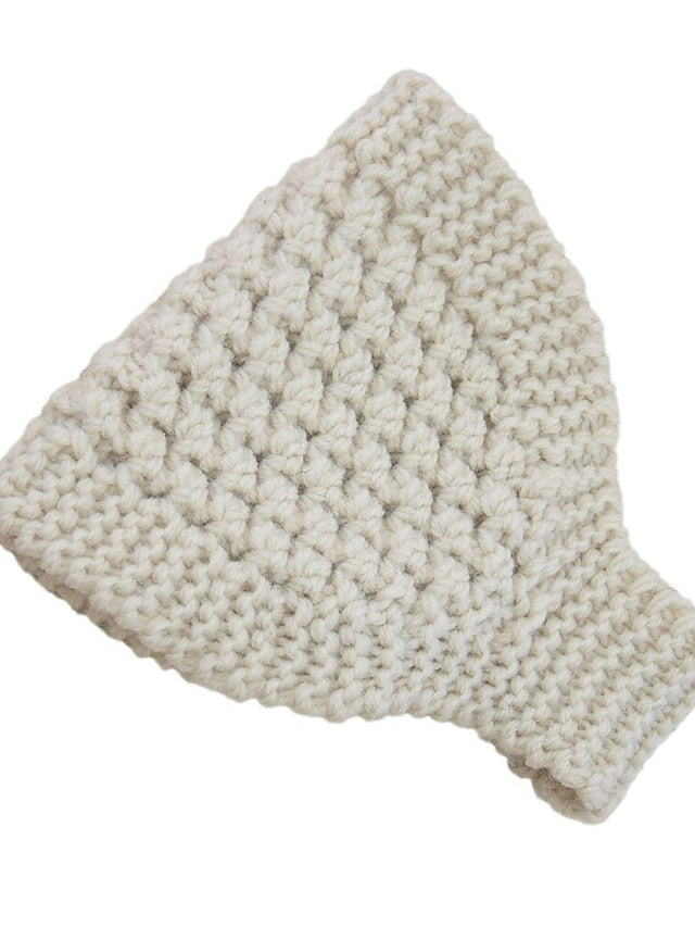 1PC Headbands Hair Band For Street Daily Formal Outdoor Head Classic Fabric Light Yellow rice white Black for Women