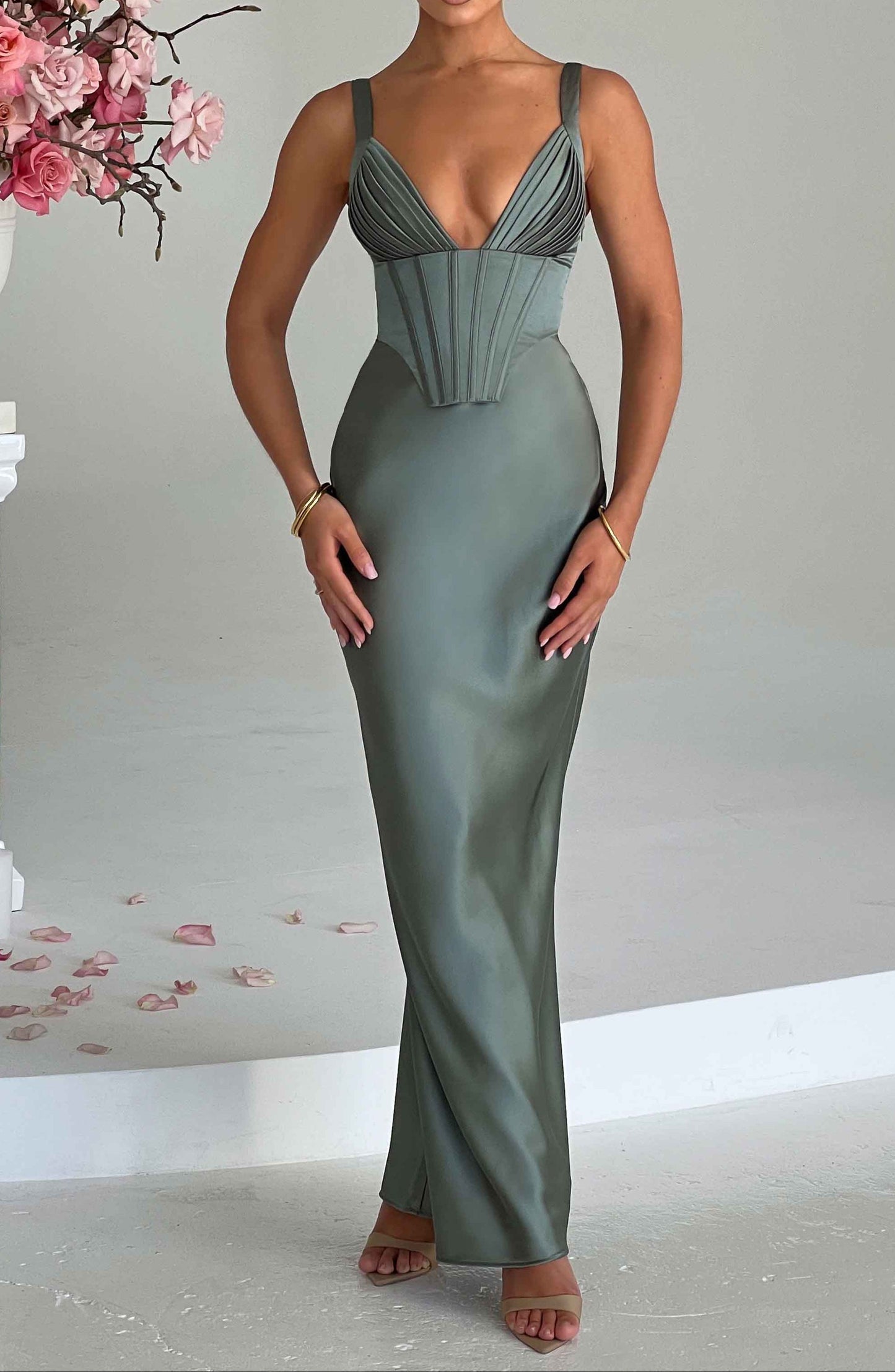 Vera Maxi Dress - Sage
