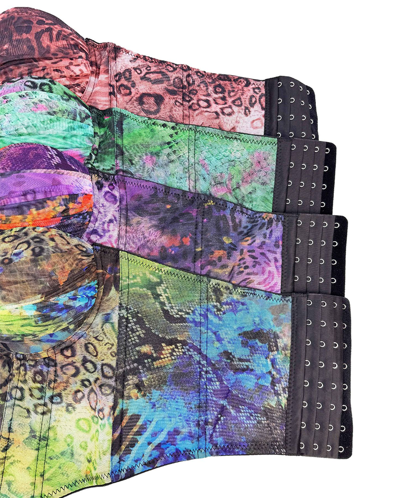 Printed Fishbone Corset