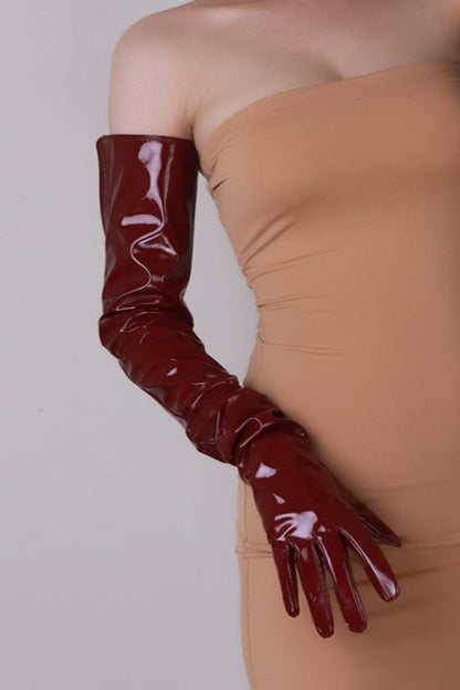 Alison PU Leather Gloves