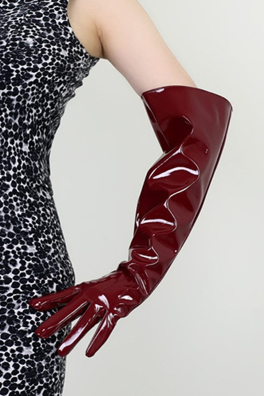 Alison PU Leather Gloves