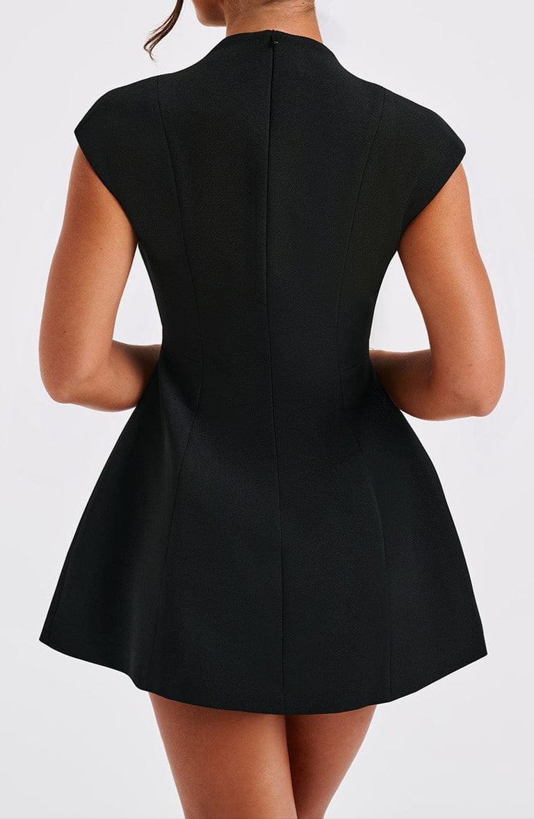 Salome Mini Dress-Black