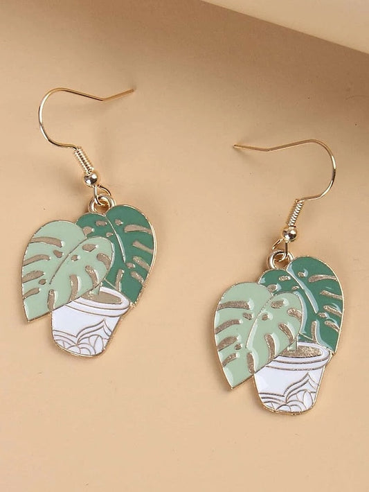 1 Pair Drop Earrings For Birthday Street Gift Alloy Classic Fashion for Women