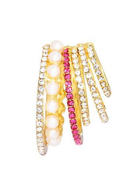 1 Pair Drop Earrings Hoop Earrings For Street Date Alloy Layered Fashion for Women