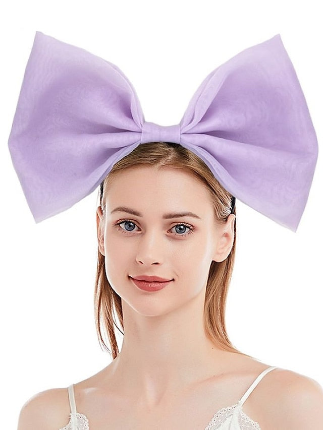 1PC Headbands For Halloween Party Evening Oversize Fabric Knot for Women